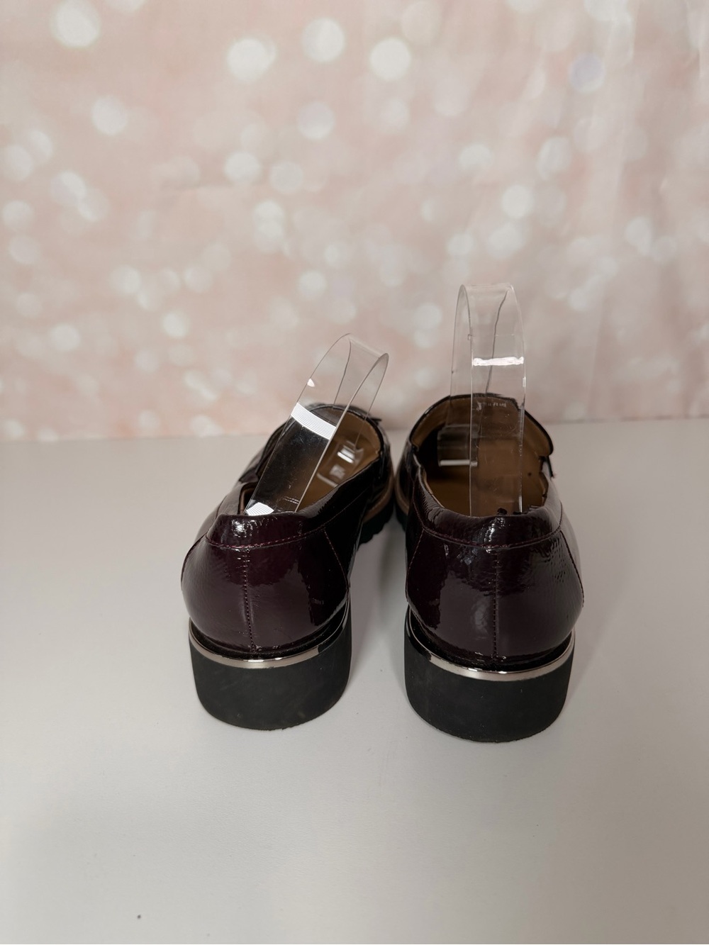 FRANCO SARTO Maroon CAROLYNN Faux Leather Loafer - Picture 8 of 14